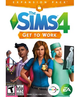 The Sims 4 - Get to Work DLC CZ/RU/PL Languages Only Origin / EA app Key GLOBAL